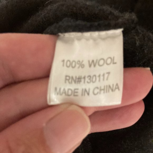 Gray Wool Moto Asymmetrical Zip Jacket - Picture 7 of 7